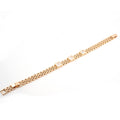 Esclava rose gold (oro rosa) con cristales