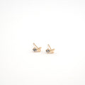 Arete rose gold (oro rosa) con cristal