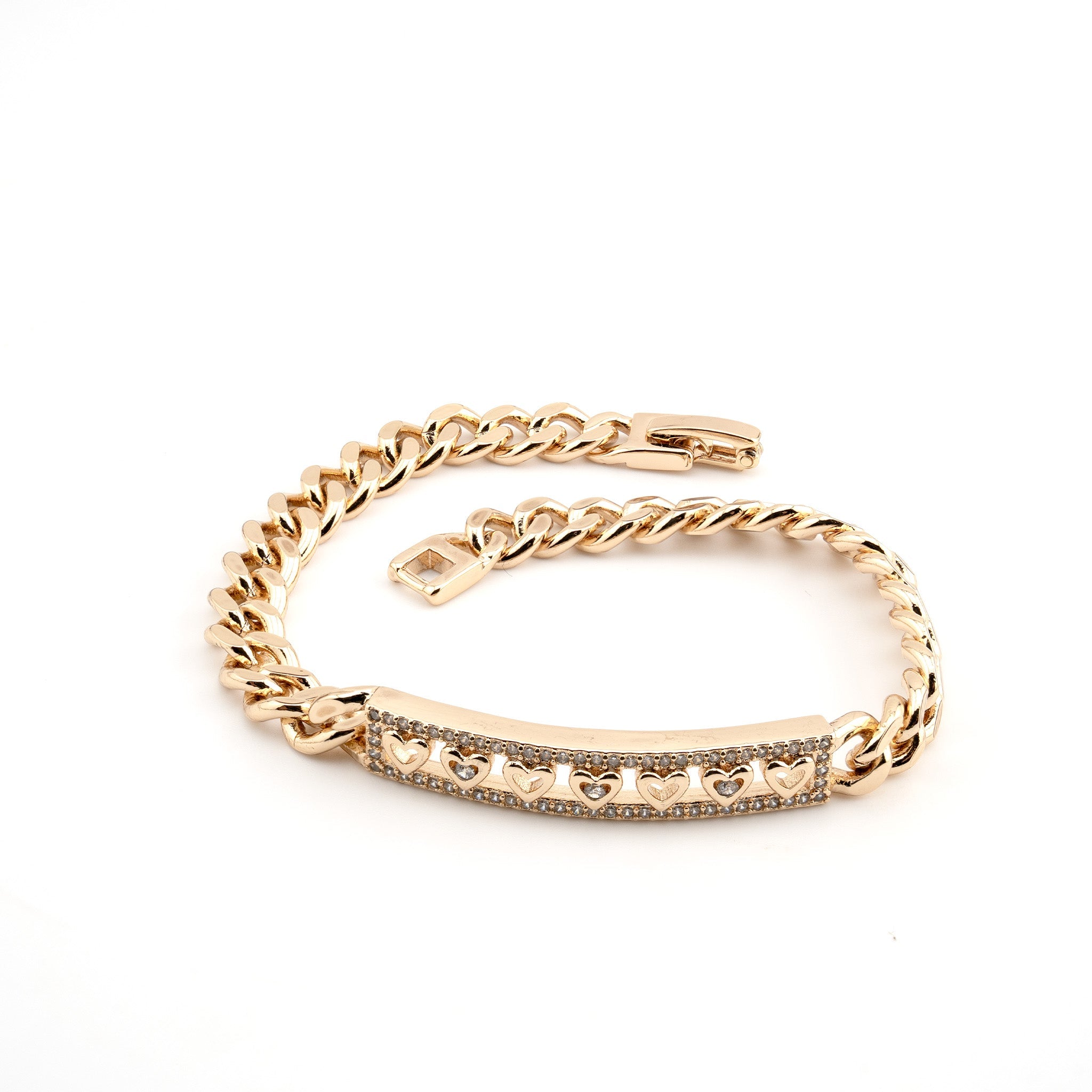 Esclava dorada con corazones